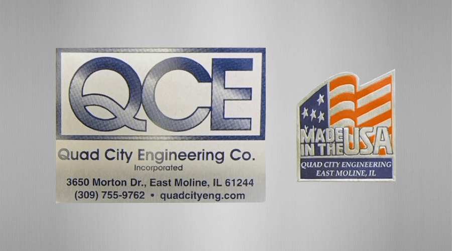QCE Logo/Made In USA